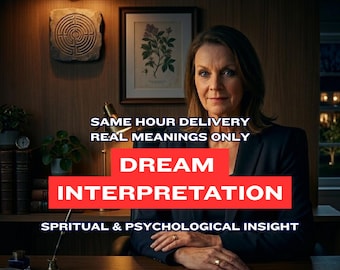 Dream Interpretation Reading – Spiritual & Psychological Insight, Same Hour Delivery