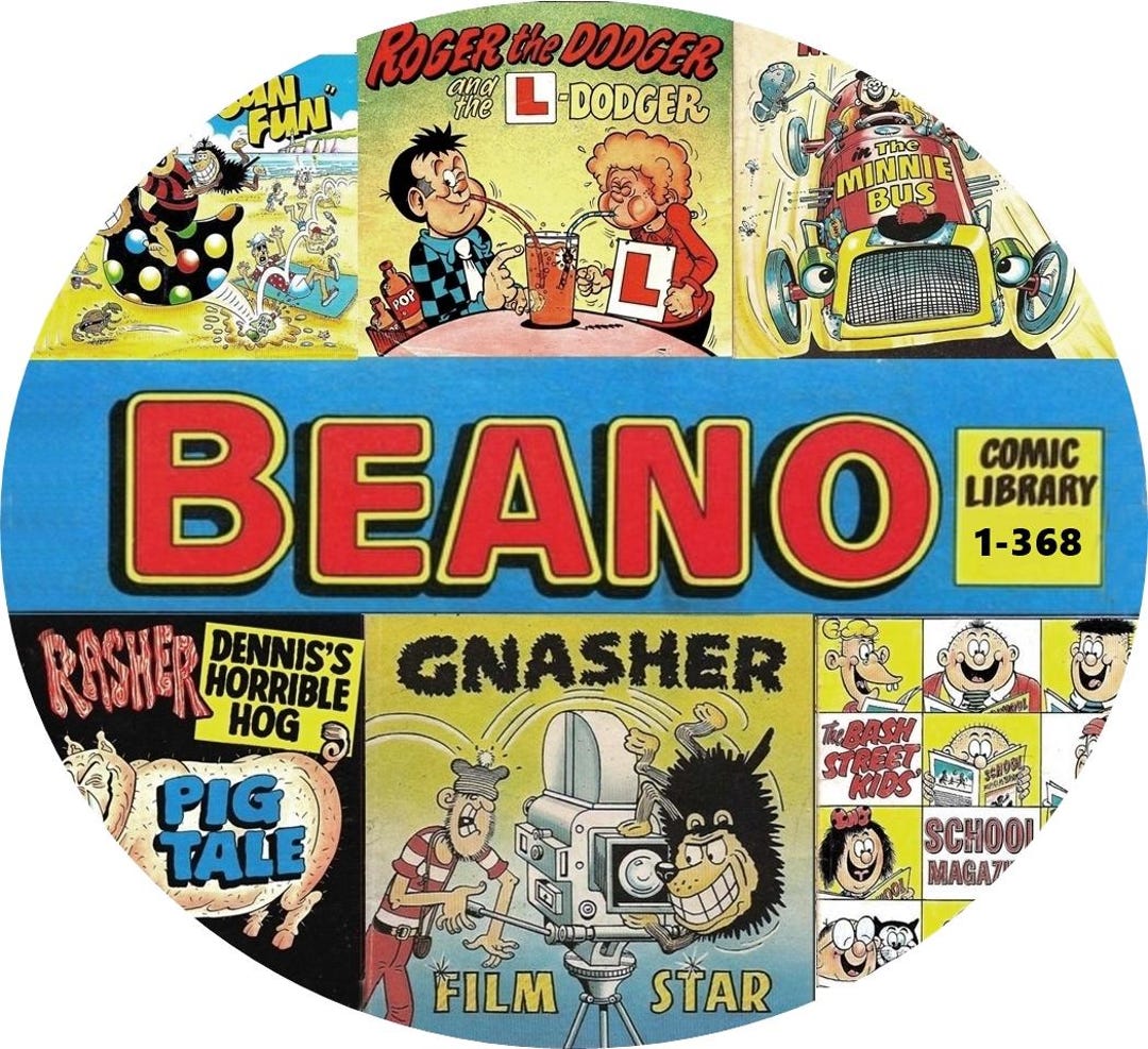 BEANO COMIC LIBRARY - Etsy