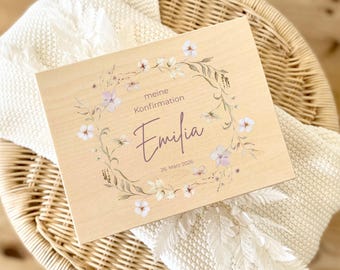 Personalized Confirmation Keepsake Box, Confirmation Gift for Girls and Boys, Memory Box with Name and Date, Confirmation Gift for Godchild