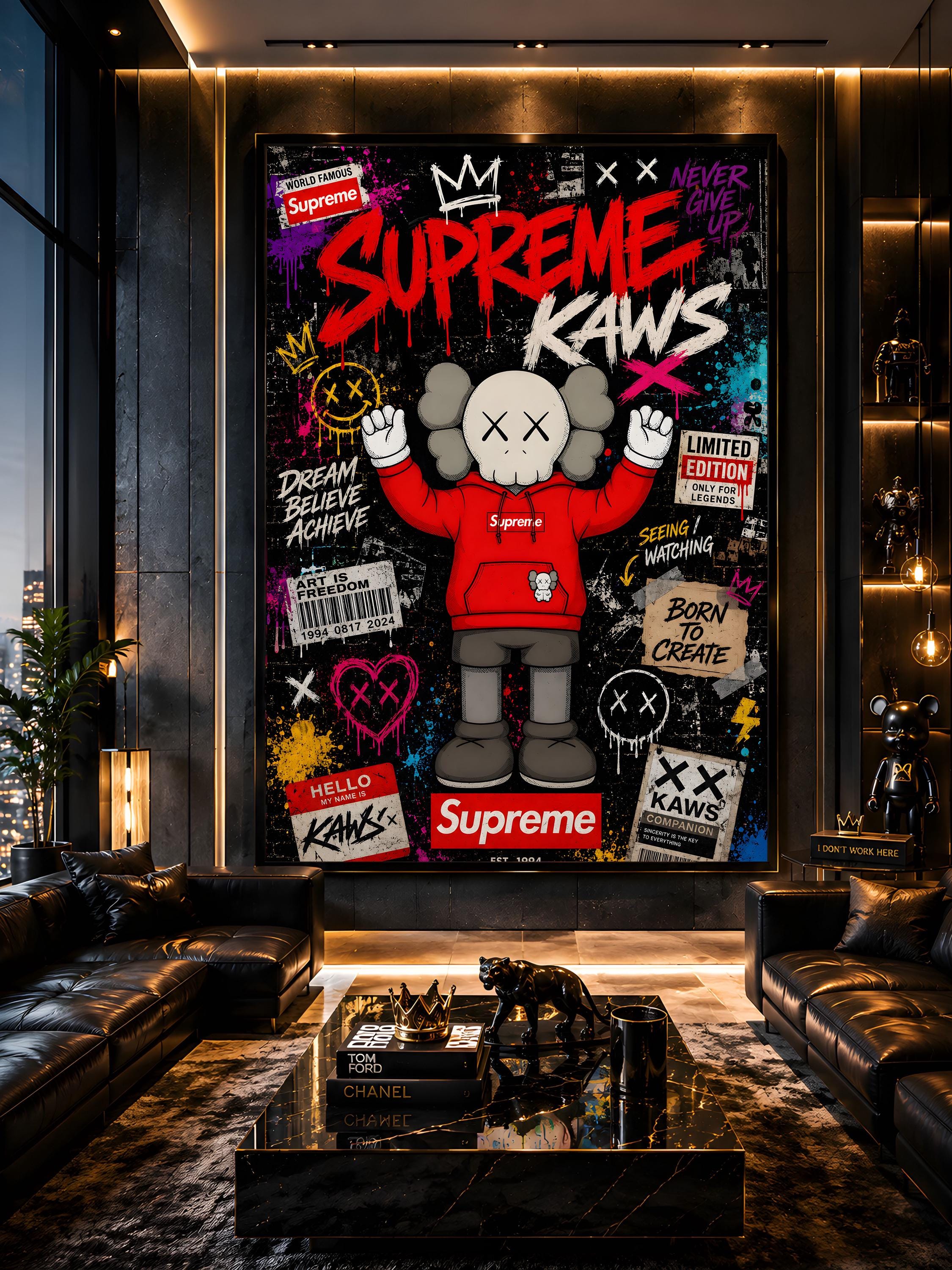 Nike Kaws Wall Art - Etsy