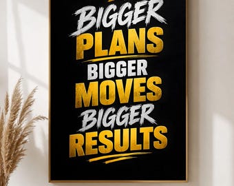 Minimalist Wall Decor, motivational  Wall art, office wall art