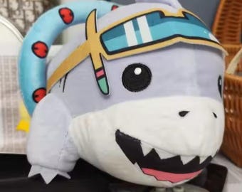 Jeff the Land Shark Plush | Soft Kawaii Anime Doll | Kids & Collector Toy