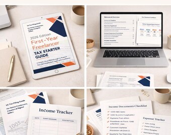 Guía de impuestos para autónomos 2026 / Formulario 1099-NEC, Anexo C (Descarga digital)