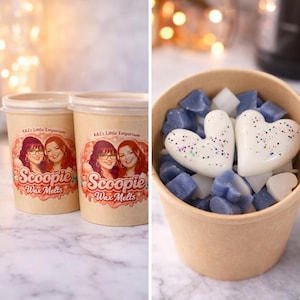 Pastillas de cera aromática Scoopie – Altamente perfumadas, decorativas, con forma de corazón, fragancia artesanal.