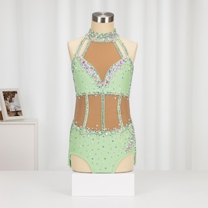 Latin Dance Dress Mint Green - Etsy Latin Dance Dress Mint Green - Etsy