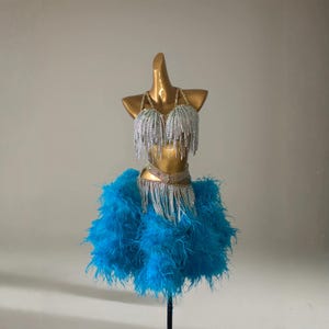 Salsa Feather Dress - Etsy