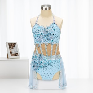 Lyrical Dance Costume Light Blue - Etsy