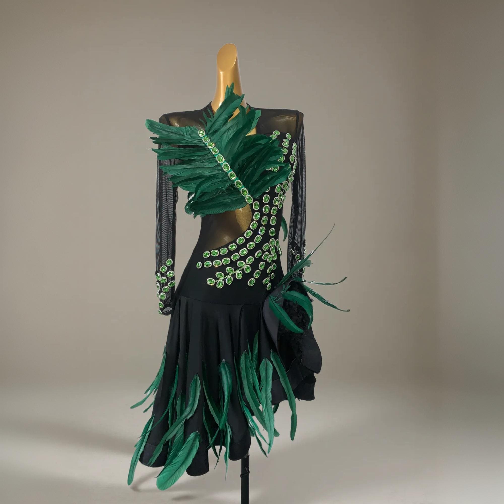 Womens Salsa Costume Green - Etsy