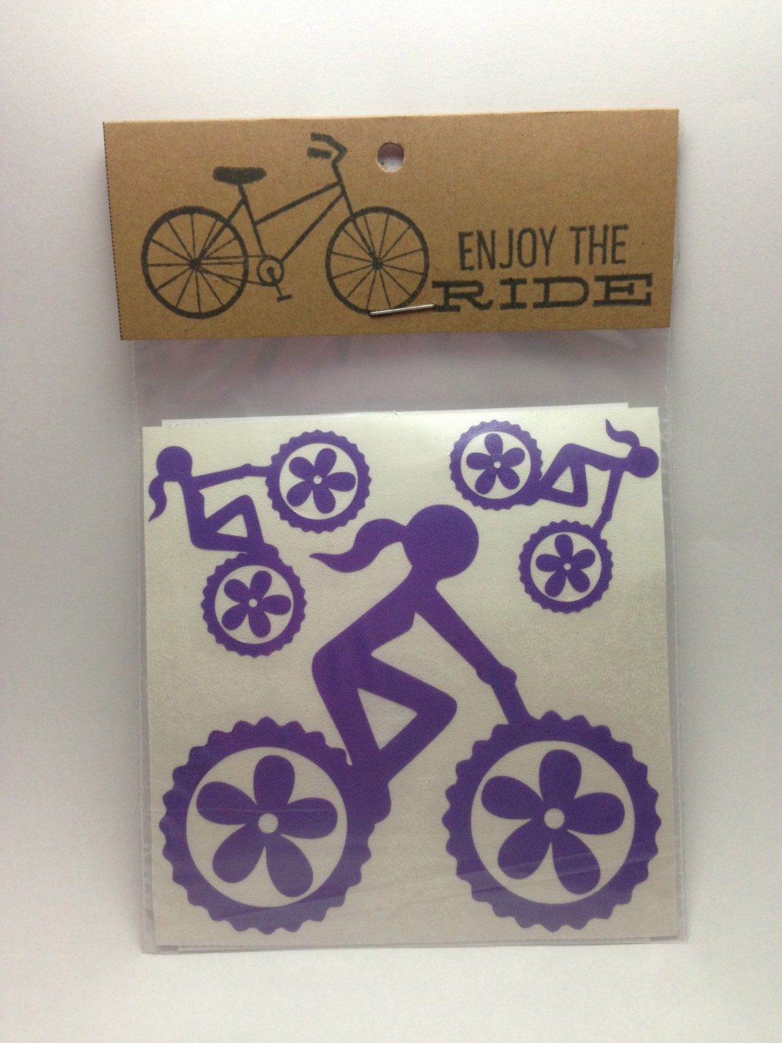 girls bike decals