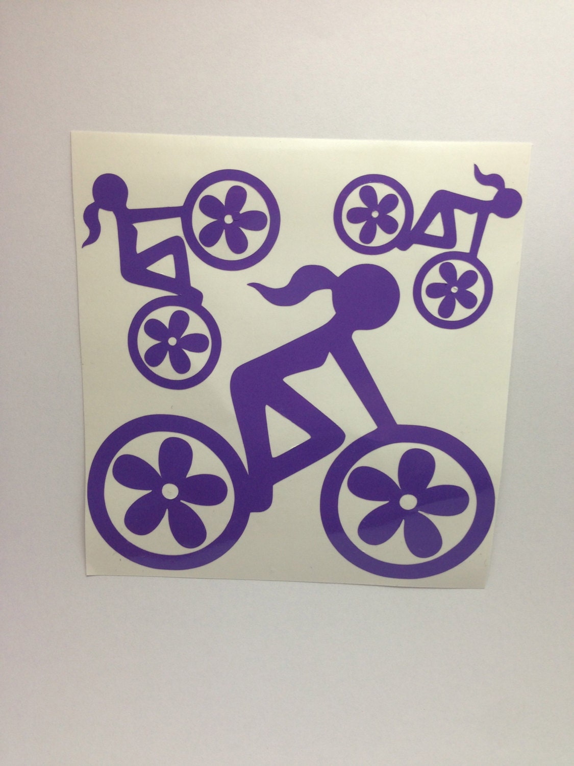 girls bike decals