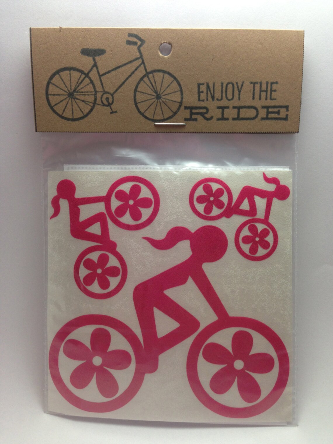 girls bike decals