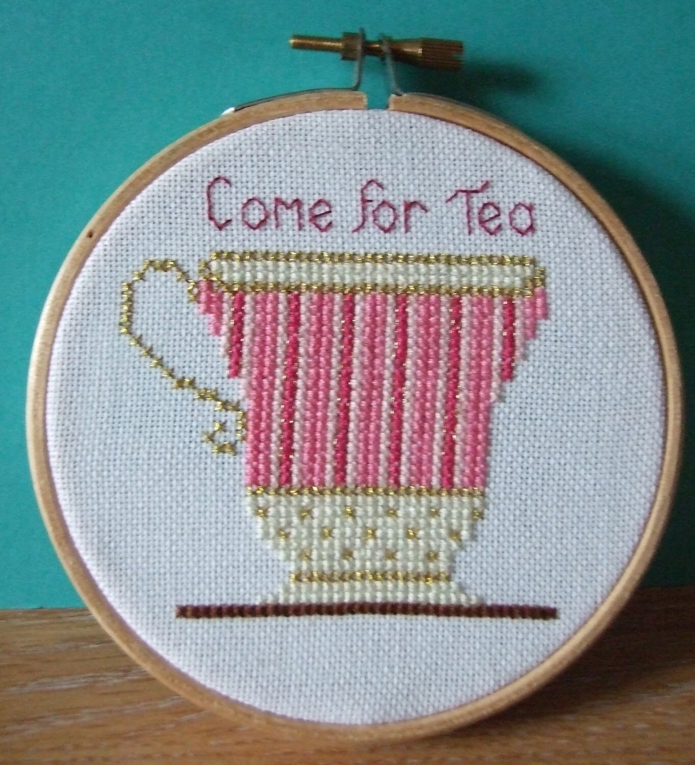 Teacups Cross Stitch Pattern Tea Cups Instant Download Cross Etsy UK