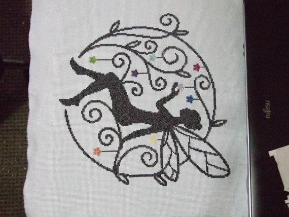 CELTIC DRAGON CROSS STITCH CHART BN!