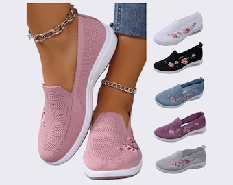 Sneakers estive da donna in mesh traspirante – Scarpe basse leggere e casual, comode per tutti i giorni, spedizione gratuita