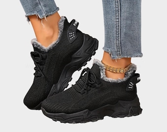 Waterproof Winter Sneakers | Non-Slip Lightweight Walking Shoes