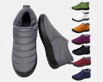Women's Insulated Snow Boots – Thick Sole, Slip-Resistant Winter Footwear