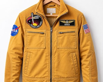 Project Hail Mary Ryan Gosling Yellow Corduroy Jacket | Sci-Fi Cosplay Coat