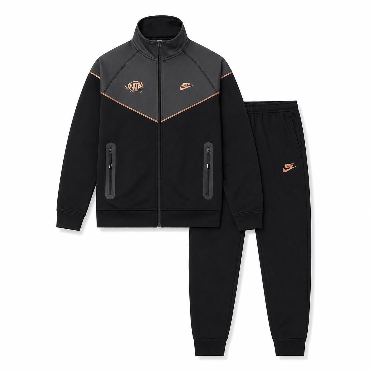 Syna World Central Cee Tech Fleece Tracksuit | Black Hoodie