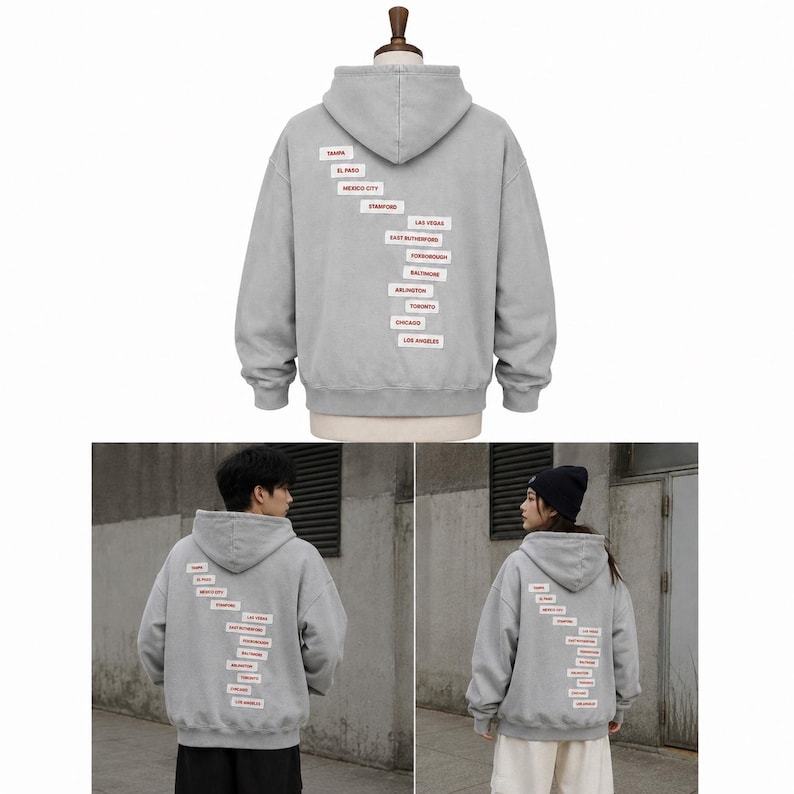 BTS World Tour [ARIRANG]Hoodie - Heather Gray bild 5