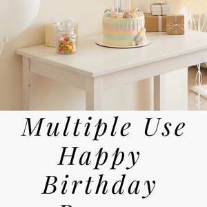 Rainbow Birthday Banner Party Decoration Wall Display Colorful Bunting Reusable Garland Felt Letters Happy Birthday Backdrop Festive Banner image 13