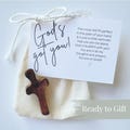 Christian Healing Gift for Illness Support Item Pocket Cross Comfort Token Religious Sympathy Encouragement Present Spiritual Keepsake