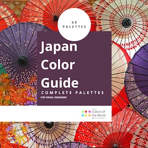 Japanese Color Palette Guide – 60 Palettes for Designers (Digital Download)