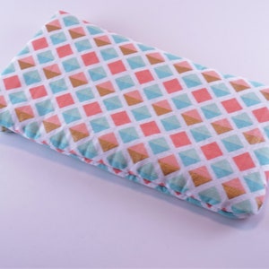 Quilted Glasses Case, Padded Sunglasses case with Snap Closure image 8