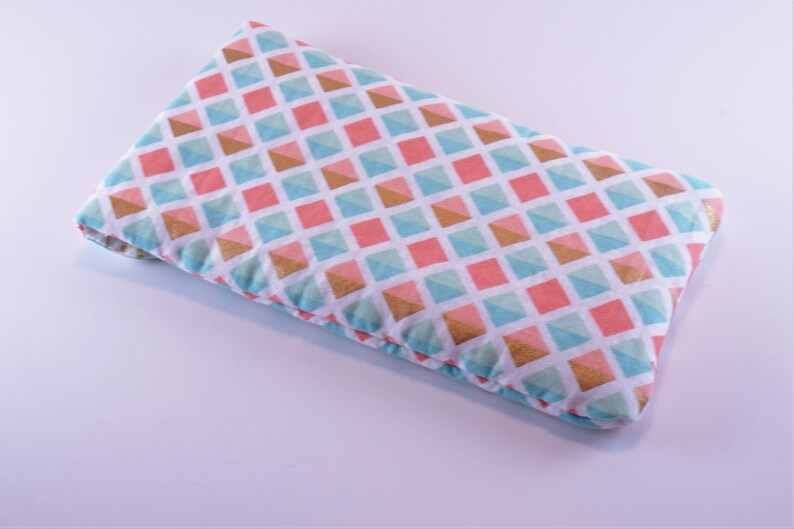 Quilted Glasses Case, Padded Sunglasses case with Snap Closure image 8