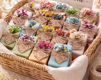Personalized Wedding Soap Favors, Vegan Mini Soap, Wedding guest Soap, Bridal Shower Favors, Baby Shower gifts, Handmade, Baptism gift idea