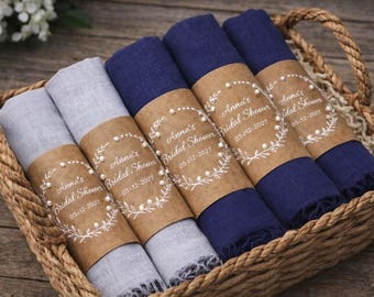Pashminas personalizadas para regalos de despedida de soltera, chales para boda, idea de regalo para dama de honor, regalo para invitados de boda al por mayor, chal de boda,
