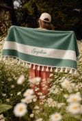 Handwoven Custom Beach Towel, Beach wedding favors, Bridal Shower Favors, Bath towel, Wedding guest gifts in Bulk, spa towel with name