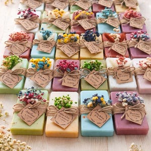 Personalized Wedding Soap Favors, Vegan Mini Soap, Wedding guest Soap, Bridal Shower Favors, Baby Shower gifts, Handmade, Baptism gift idea