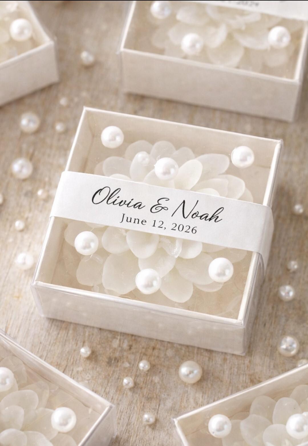 Personalized Mini Wedding Candle Favor,wedding Favors for Guest in Bulk ...