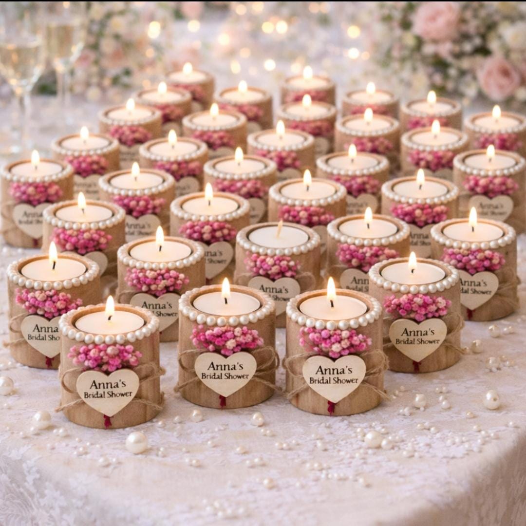 Personalized Wedding Candle Favor,wedding Favors for Guest in Bulk ...