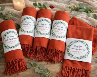 Personalisierter Pashmina Schal, Gastgeschenk Hochzeit, Brautjungfer Geschenk, Gastgeschenk Hochzeit, Brautparty Geschenk, Brautparty Geschenk