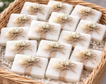 Personalized Wedding Soap Favors, Vegan Mini Soap, Wedding guest Soap, Bridal Shower Favors, Baby Shower gifts, Handmade, Baptism gift idea