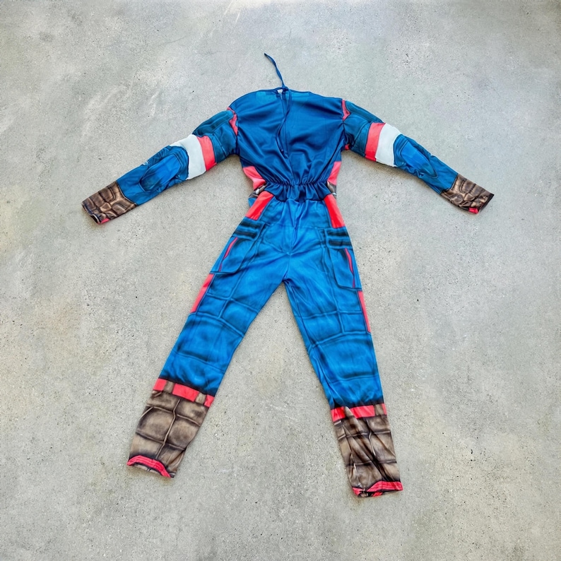 America Superhero Star Costume for Kids Mask & Shield Included image 4