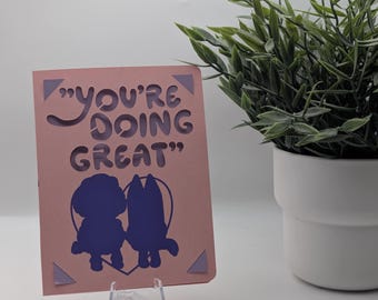 Bluey Mother's Day Card, Encouraging Message, For Mom