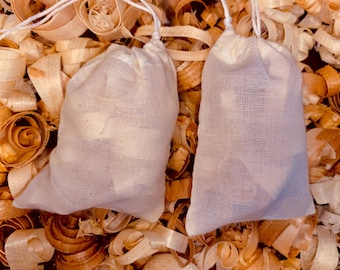 KANNA Five Woods Sachet | Hand-Planed Japanese Wood Blend for Drawers, Closets & Travel Bags