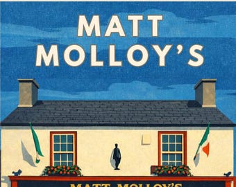 Matt Molloys Bar Westport, Irish Pub Decor, Irish Pub Wall Art, Mayo Gift, Ireland Gift