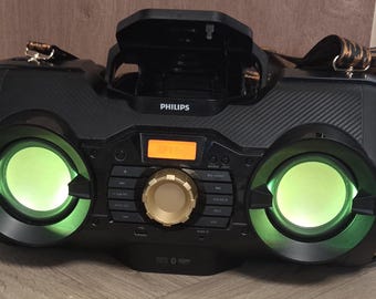 Sistema de sonido portátil Philips PX840T Boombox, CD, Radio, Aux,