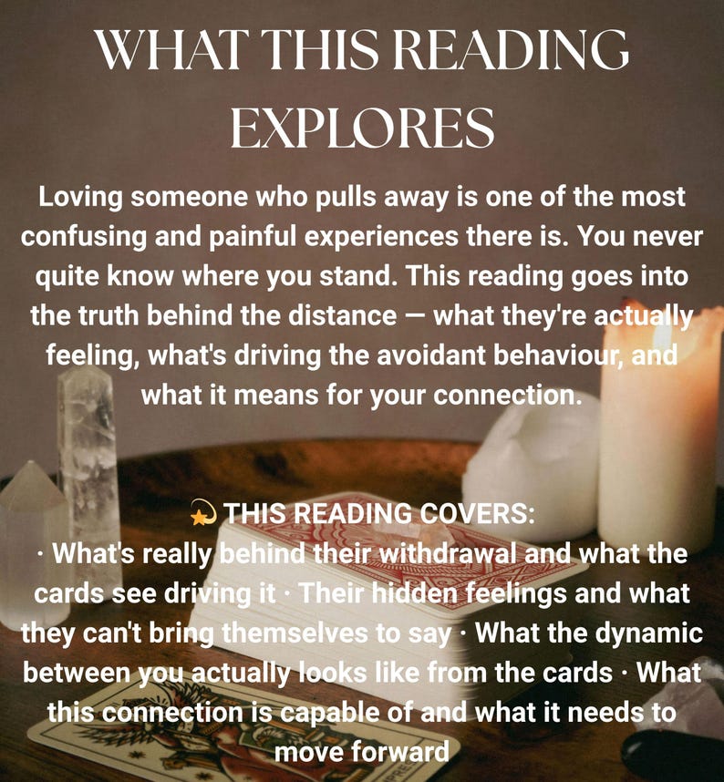 Why Do They Pull Away Tarot Reading | Avoidant Attachment | Avoidant ...
