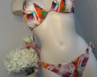 La Perla Colourful Bikini Set – Multicolour Print Bikini