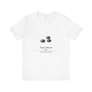 T-shirt Go Tigers Mouth - Pouvoir caché | T-shirt minimaliste Baduk Weiqi Strategy