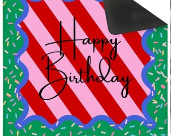 PREORDER HAPPY BIRTHDAY Mahjong Mat