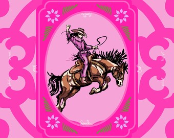 PINK Western Mahjong Mat