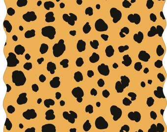 Football Season Special**Scalloped Cheetah Print Scalloped Mahjong Mat