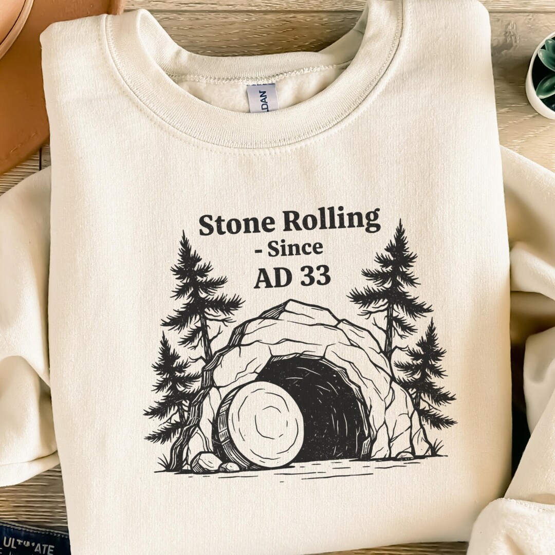 Stone Rolling Since AD 33 SVG PNG, Empty Tomb Christian Easter ...