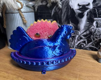 Hållare för badsvampar från Hens on a Nest.