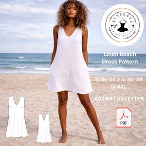 Loose Linen Dress - Etsy